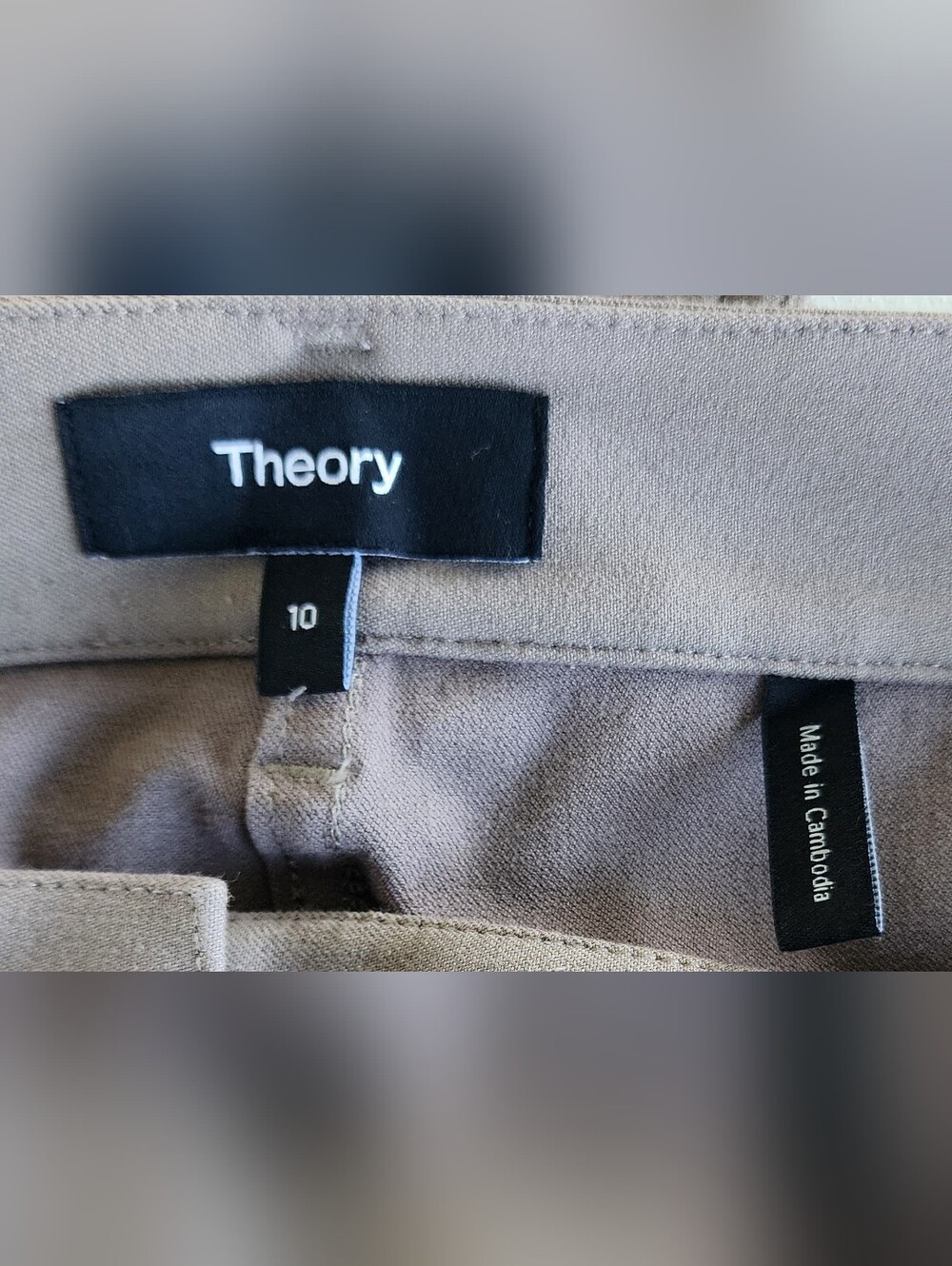 Theory Neutral Taupe Flare Pants - Picture 15 of 16